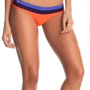 Maaji Blue and Coral Bikini Bottom
